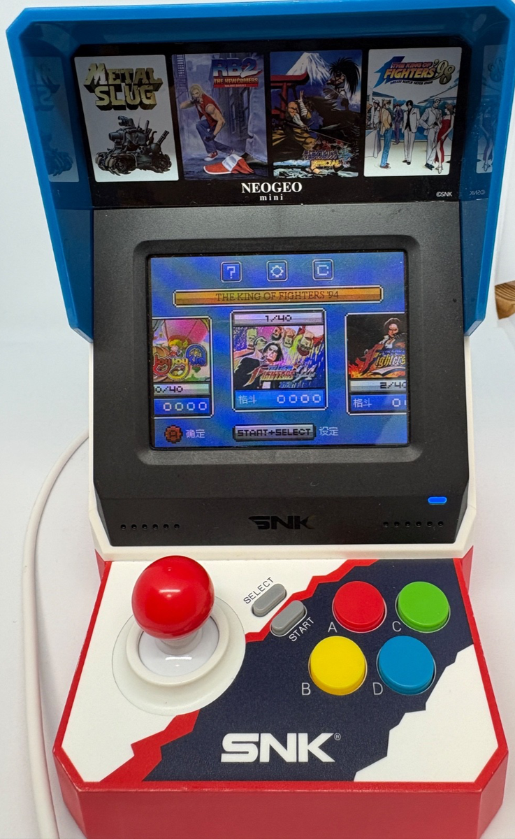 SNK NEOGEO Mini Japanese Version 40 Games Box Tested Working