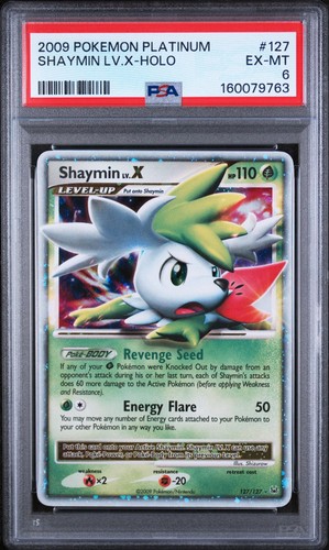 Shaymin LV.X graded PSA 6 for sale on eBay