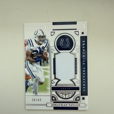 2025 Panini National Treasures - Franchise Treasures Jonathan Taylor #FTR-JTR...