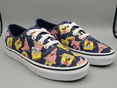 Vans x Spongebob Schwammkopf ComfyCush Aloha Bob marineblau Herren Damen UK 5