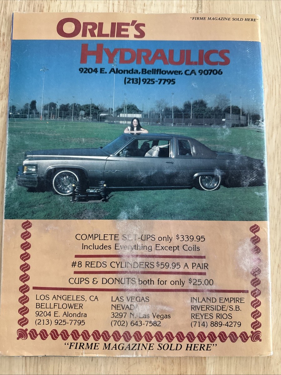 VINTAGE FIRME VOL 1 # 2 MAGAZINE CHICANO LIFE STYLE LOWRIDER CAR