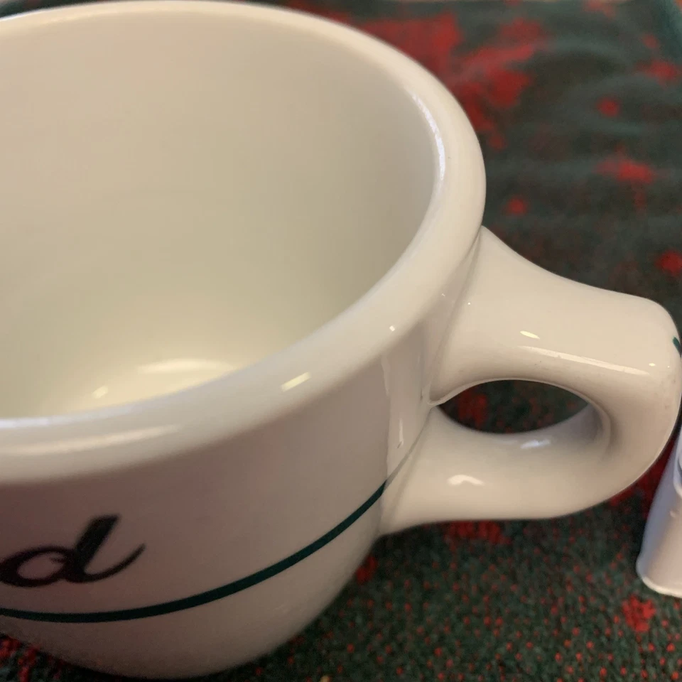 Vtg Ford Motor Co Logo Cafeteria Shenango China RARE 1957 Coffee Cup Mug - Image 3 of 4