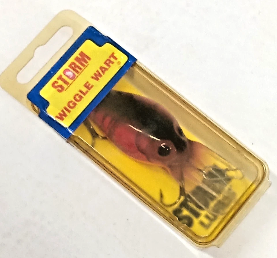 RARO SEÑUELO CRAY ROJO NATURAL CRAY STORM WIGGLE VERRUGA PRE RAPALA NUEVO N BOX 1 Foto 2 de 4