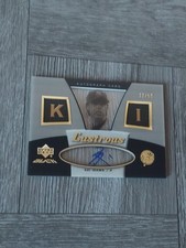 KEI IGAWA 2007 UD BLACK LUSTROUS AUTOGRAPHED CARD. #22/50. YANKEES.