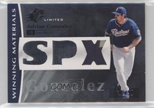 2008 SPx Winning Materials SPx Patch 43/99 Adrian Gonzalez #WM-AG Patch 2rz
