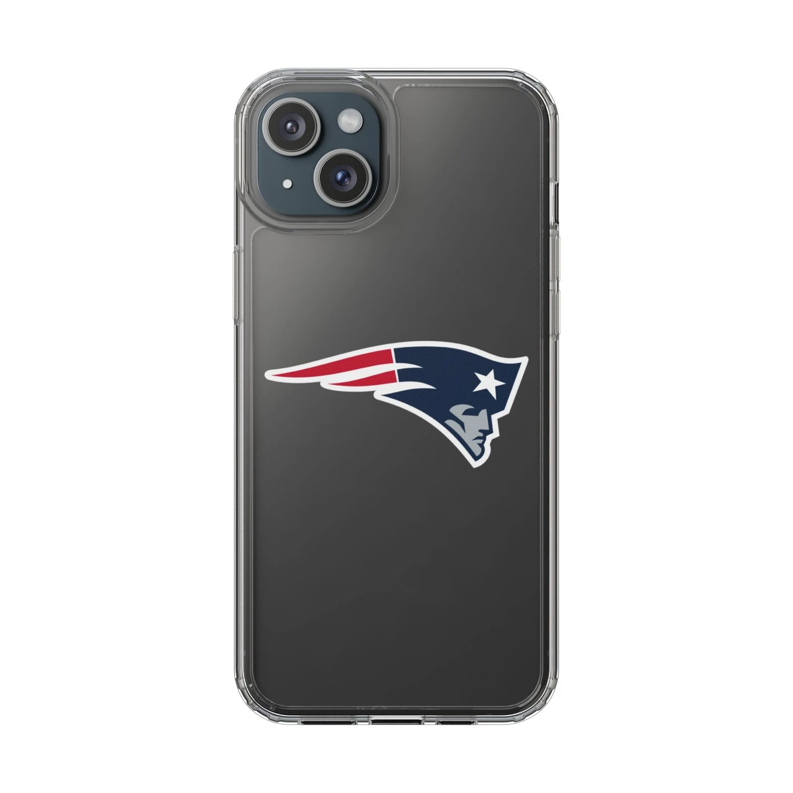 New England Patriots Clear Phone Case for iPhone