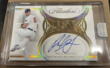 2025 Panini Flawless Paul Skenes Collegiate National Team Gold /10 Sealed Case