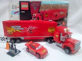 🔥LEGO Disney Cars 8486 Mack's Team Truck 100% Complete w/ Instructions Retired