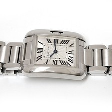 Cartier Tank Anglaise SM W5310022 Stainless Steel Women's Watch From Japan w0402 8