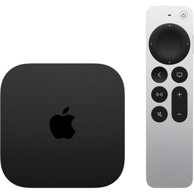 ほぼ未使用の美品 Apple TV 4K (第三世代, A2843) 128GB Apple TV 4K 3rd Gen. 128GB Media Streamer - Black, Wi-Fi +
