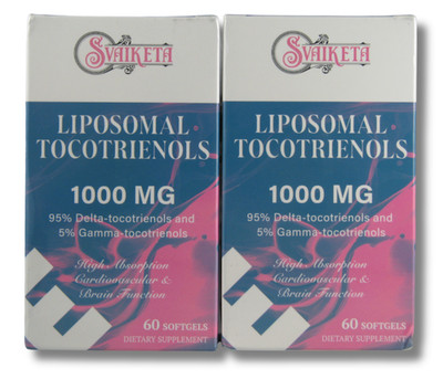 Liposomal Tocotrienols 1000mg Vitamin E Tocotrienols Supplement Advanced 120 Cou