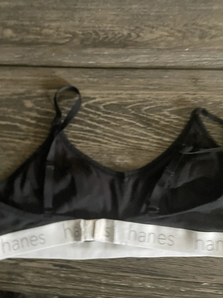 Bralette feminino Hanes preto 2XL - Imagem 2 de 2