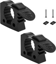 Rubber Clamp 2 Pack Adjustable Quick Release Mount Fits 1.18" - 1.57" Diameter