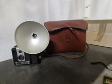 Vintage Kodak Brownie Hawkeye Flash Model Camera w/ Flash  Case   Untested