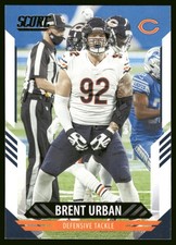 2021 Score #129 Brent Urban NFL Football Card