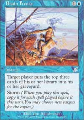 MTG - Brain Freeze - Scourge - NM, English Magic FLAT RATE SHIP