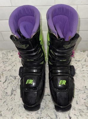 Vintage Neon RAICHLE FLEXON SKI BOOTS for Men SIZE - 301mm Made in