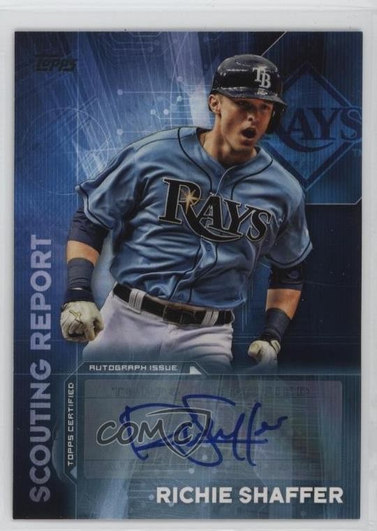Richie Shaffer #SRA-RS 2016 Topps Baseball Scouting Report Autographs