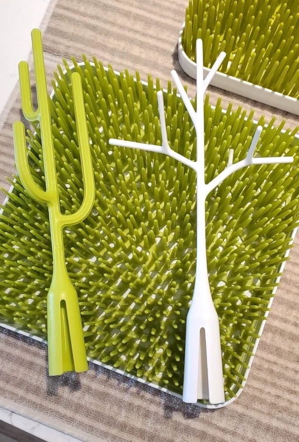 Boon Grass - Countertop Drying Rack Holder for Bottle/Cups - Baby -  Lot Of 2 - Image 2 of 4