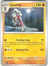Lycanroc 117/197 Obsidian Flames OBF NM Pokemon Card TCG