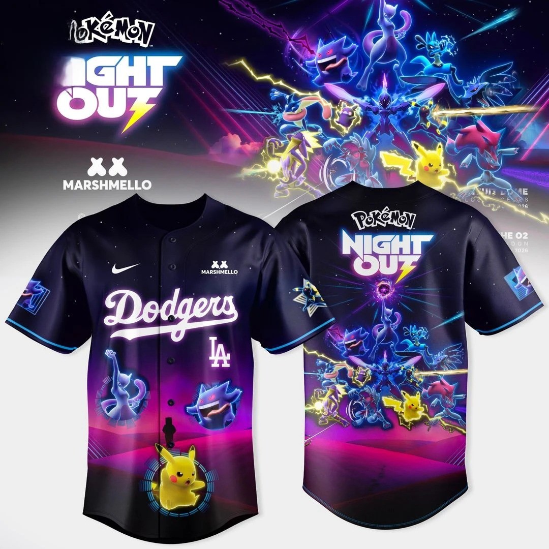 Dodgers x Pokémon Night Out 2026 Limited Edition Jersey | eBay