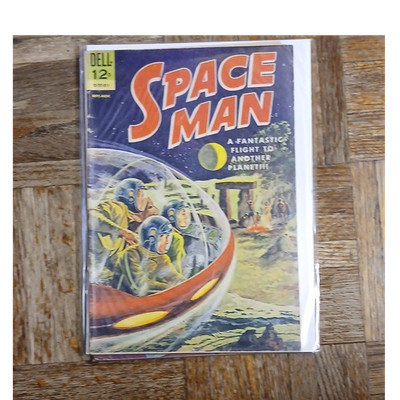 Dell Space Man Comic Book Single Issue Color Science Fiction Silver Age