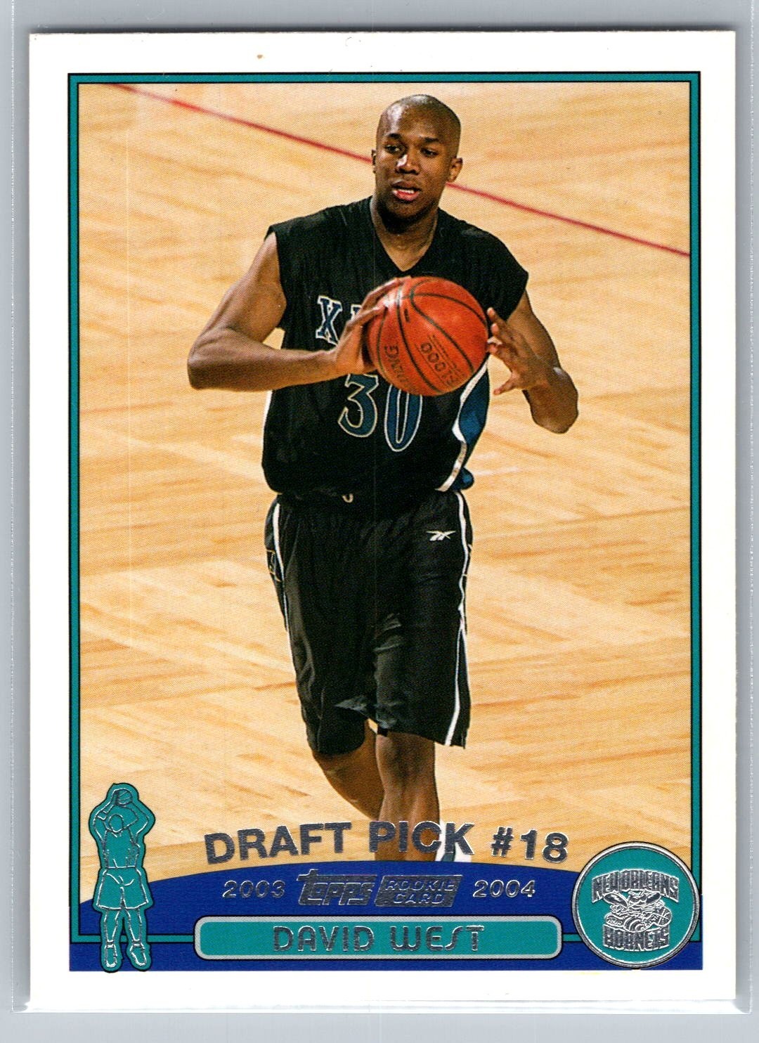 2003-04 Topps #238 David West RC New Orleans Hornets