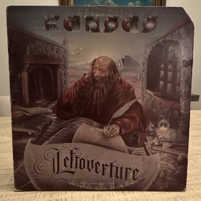 Kansas Leftoverture LP Vinyl Kirshner Rock 1970s Cardboard Sleeve English Black