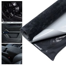 Suede Fabric Sheet Peel Stick Car Interior Door Panel Trim Dash 20x30 50x150cm