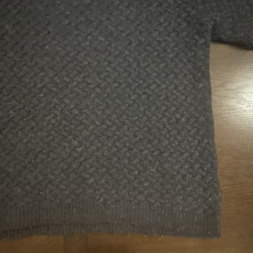 Vtg 90s Y2K GAP Heavy Lambswool Fishermans Sweater Mens XL Knit Gray - Picture 12 of 18