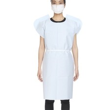 McKesson Disposable Adult Tissue-Poly Exam Gown One Size Fits Most 50 Ct