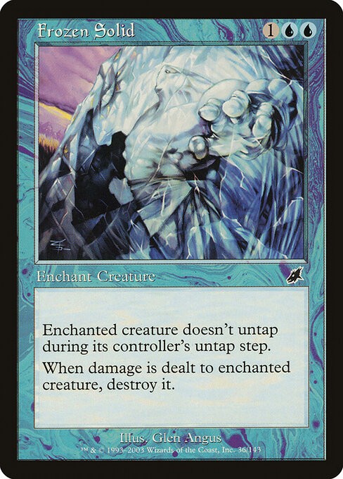 Frozen Solid Foil Scourge 36 NM MTG
