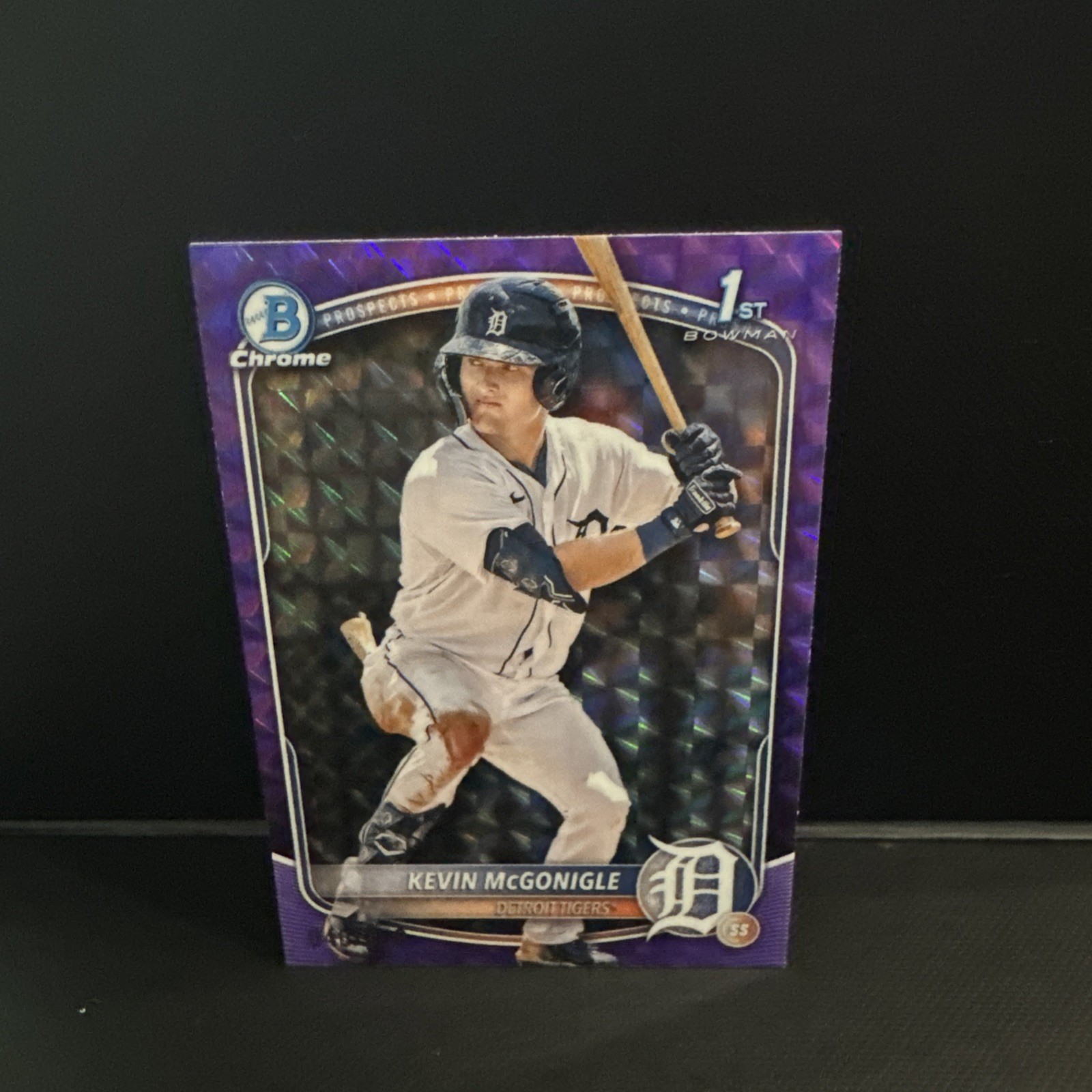 2025 Bowman Chrome KEVIN MCGONIGLE 1st Purple Geometric /250 #BCP-79
