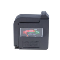 Batterietester BatterieprüFer 9V AAA AA C D Knopfzellen Schwarz Kompakt