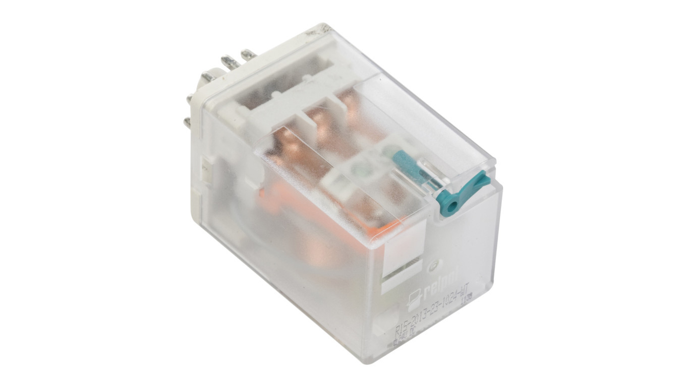 3P 10A 24V DC Industrial Relay AgNi R15-2013-23-1024-WT 802846