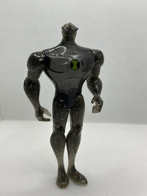 2009 Bandai Ben 10 Alien X Action Figure Translucent Glitter Black Force