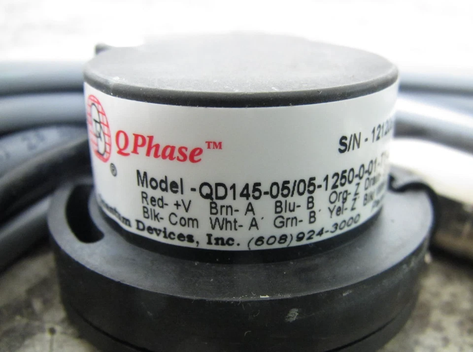 Quantum Devices / QPhase QD145-05/05-1250-0-01-T1-03-02 Optical Encoder Used - Image 3 of 4