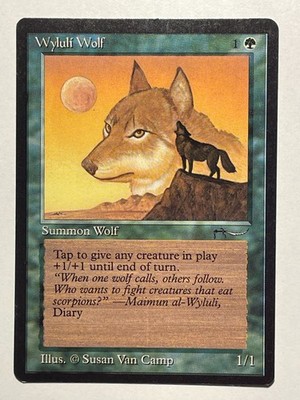 Wyluli Wolf MTG Arabian Nights 1993 Magic NM