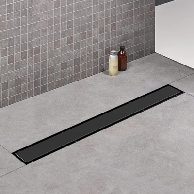 #ad ELLOamp;ALLO 24quot; Matte Black Linear Shower DrainSUS304 Stainless Steel Rectangle m $74.49