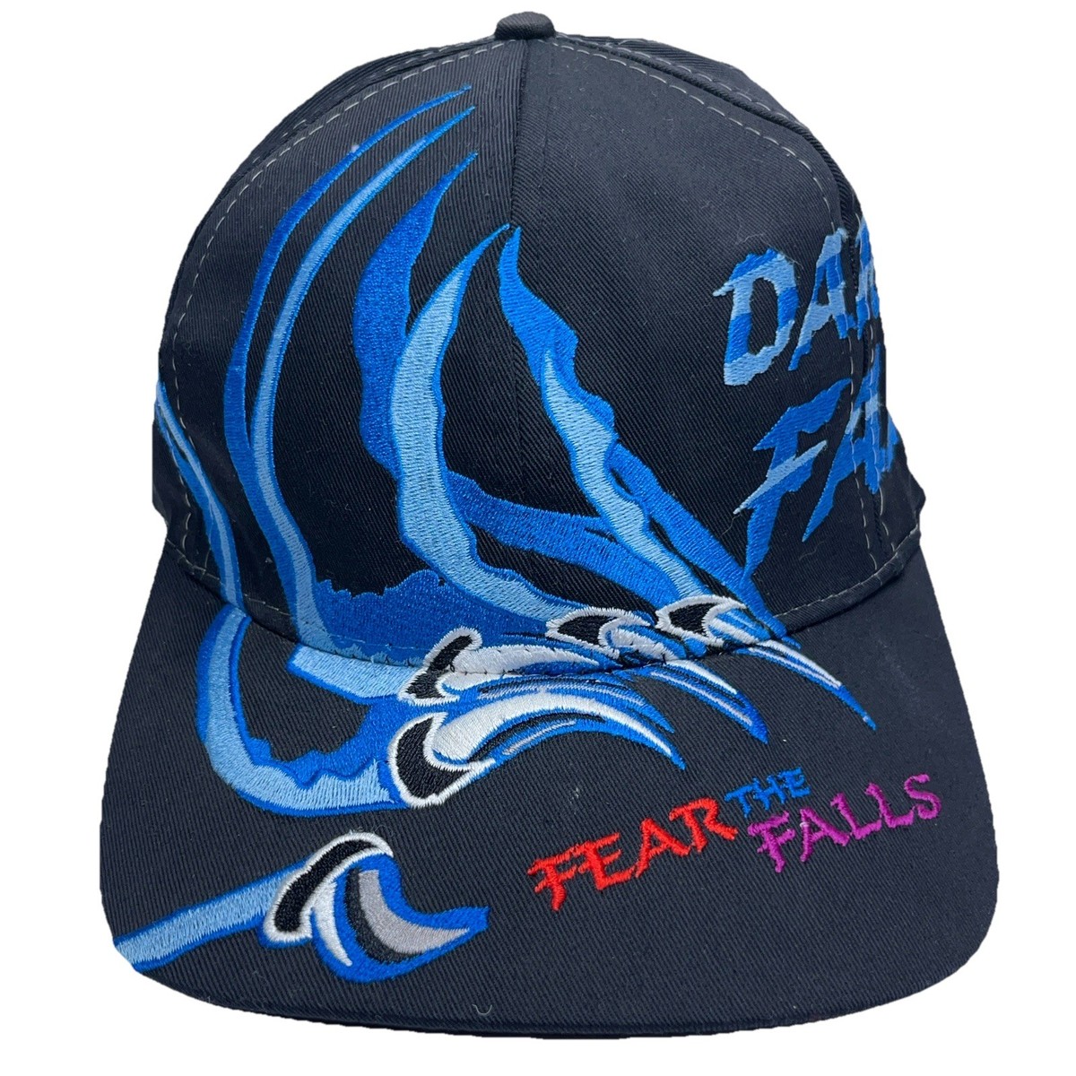 Vintage Dollywood Snapback Hat Cap Daredevil Falls Big Logo AOP