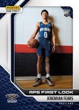Jeremiah Fears 2025 Panini Instant NBA RPS First Look #28 RC - Qty