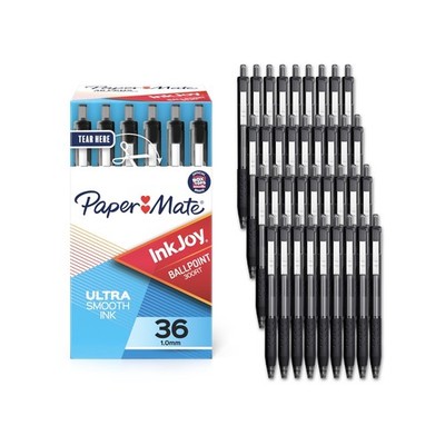 Paper Mate InkJoy 300RT Retractable Ballpoint Pens Medium Point (1.0mm) Black...