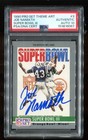 1990 Pro Set Theme Art #3 Joe Namath Super Bowl III PSA/DNA Cert Auto 10