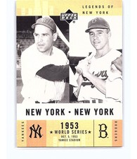2001 Upper Deck Legends of New York Yogi Berra / Pee Wee Reese #158