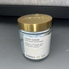 TRULY Coco Cloud Aftershave Balm 2 fl oz Vanilla Coconut Milk Argan Oil Vegan