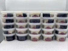Hasbro Play-Doh (25) 1 Ounce Containers COLOR BLAST WHITE/BLACK