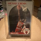 1990-91 NBA Hoops - Michael Jordan #65 Chicago Bulls Basketball Card
