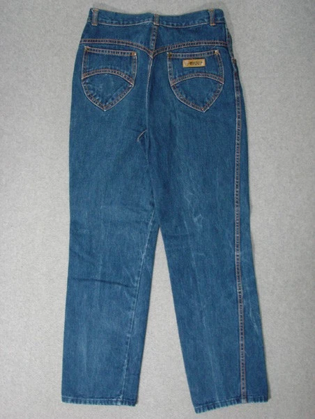 TG05417 **GITANO** RELAXED FIT WOMENS JEANS sz10S DARK BLUE - Image 2 of 4