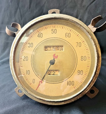 1934-1940 Ford Flathead Waltham Speedometer Speedo 100 Mph