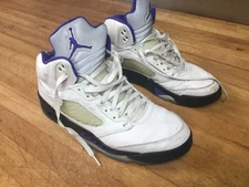 Nike Air Jordan 5 Men Size 12 DD0587-141 Dark Concord White Black Purple Shoes